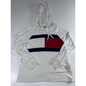 Tommy Hilfiger Sport Hoodie Lightweight Top Pullover Size Medium Casual
